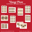 Vintage Pirate Party Treasure Map Neverland Printables Collection